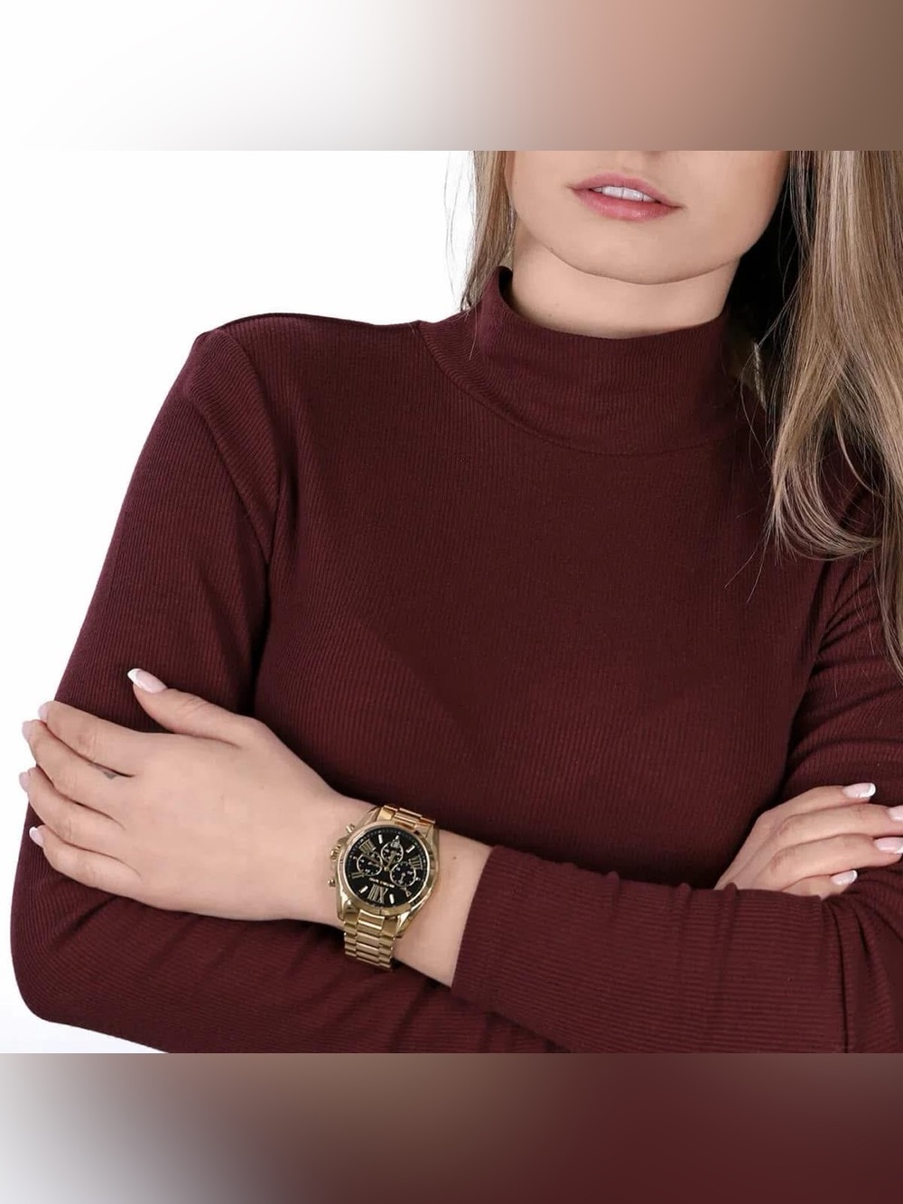 MK5739 - Michael Kors Women’s Oversized Bradshaw Gold-Tone Watch